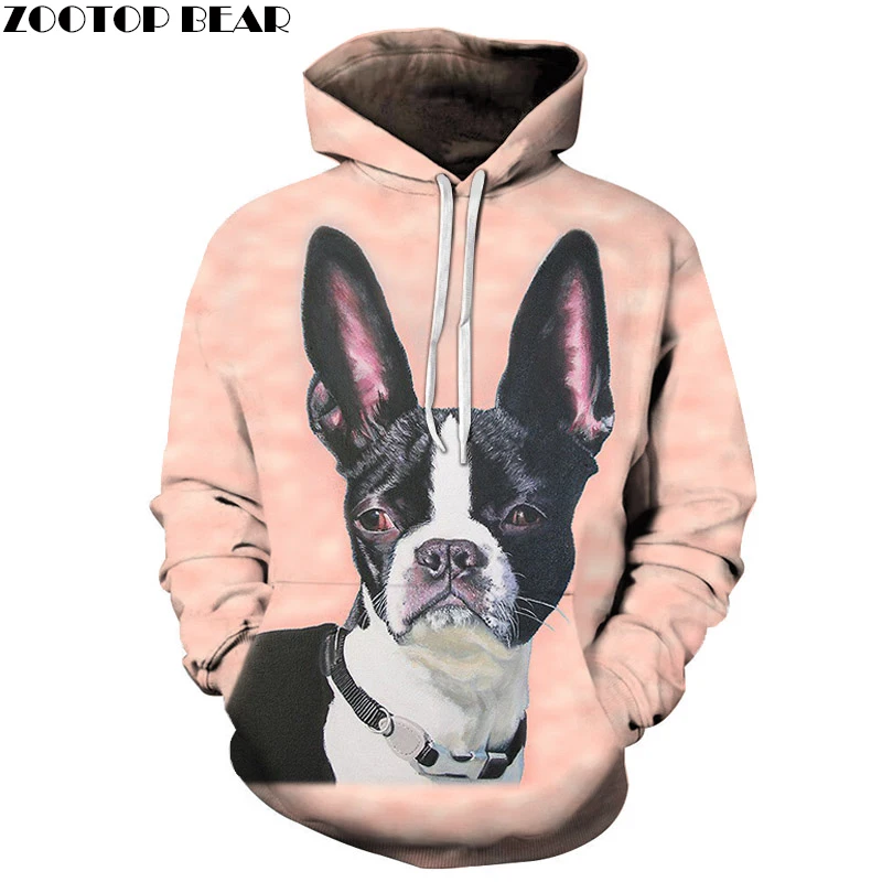 Funny Dog Sweatshirts Men Hoodies Anime Tracksuit 3D Pullover