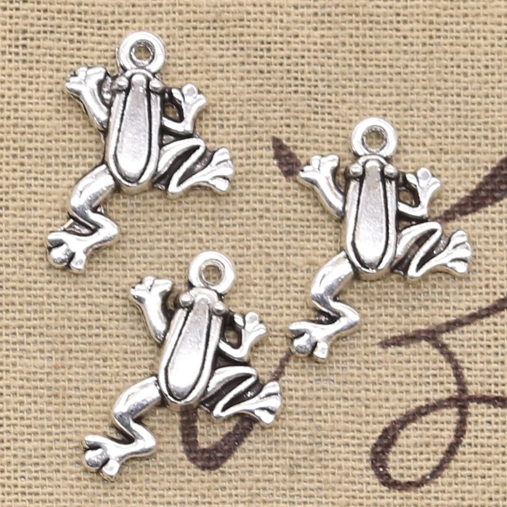 

12pcs Charms frog 16x13mm Antique Making pendant fit,Vintage Tibetan Silver,DIY bracelet necklace