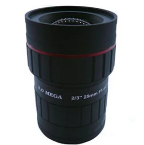 

2/3" 25mm F1.6 3Megapixel Non-distortion Manual IRIS C-mount FA Lens