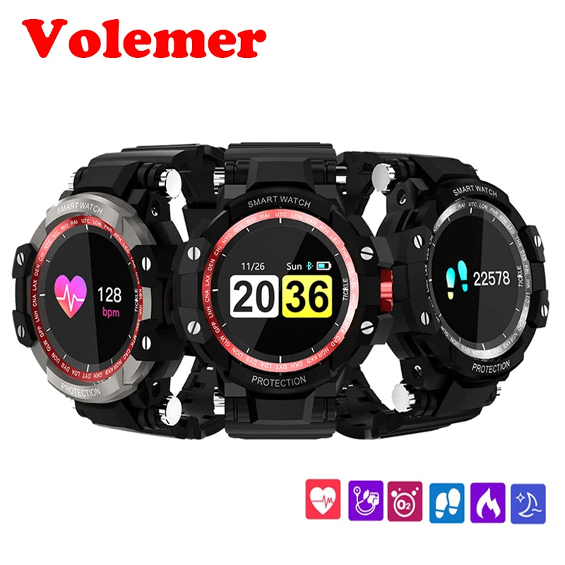 

Volemer Color Screen GW68 Outdoor Sport Bluetooth Smart Watch Blood Pressure oxygen Heart Rate Sleep Monitoring Smart Watch
