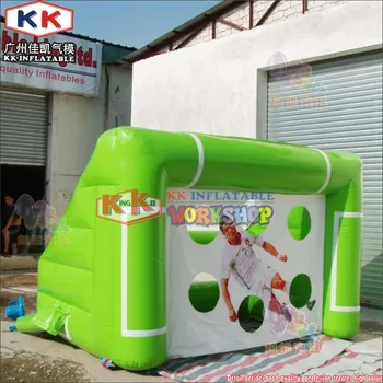 

Outdoor Sport games 6 holes inflatable soccer goal football Gate Target