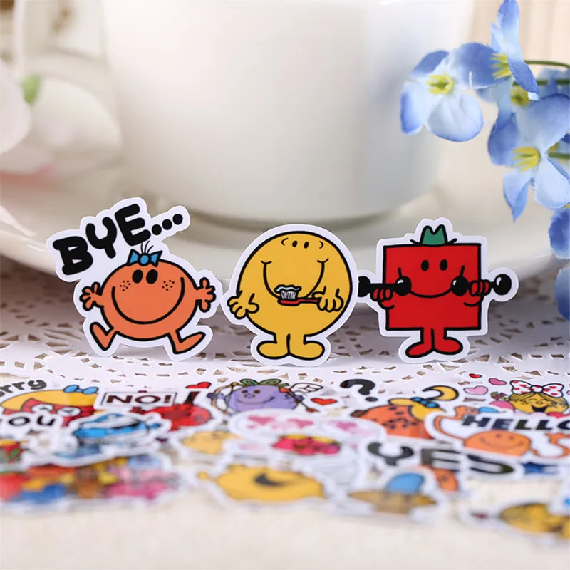 

35 PCS a variety of funny creat Paper Stickers Crafts And Scrapbooking stickers kids toys book Decorative sticker DIY Stationery