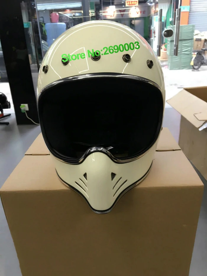 

Motorcycle Helmet MOKALA SPEED Japan for Big face helmet with Top Glass