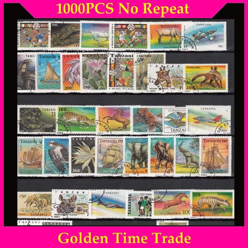 

2000 PCS All Different No Repeat With Post Mark Off Paper Postage Stamps In Good Condition For Collection
