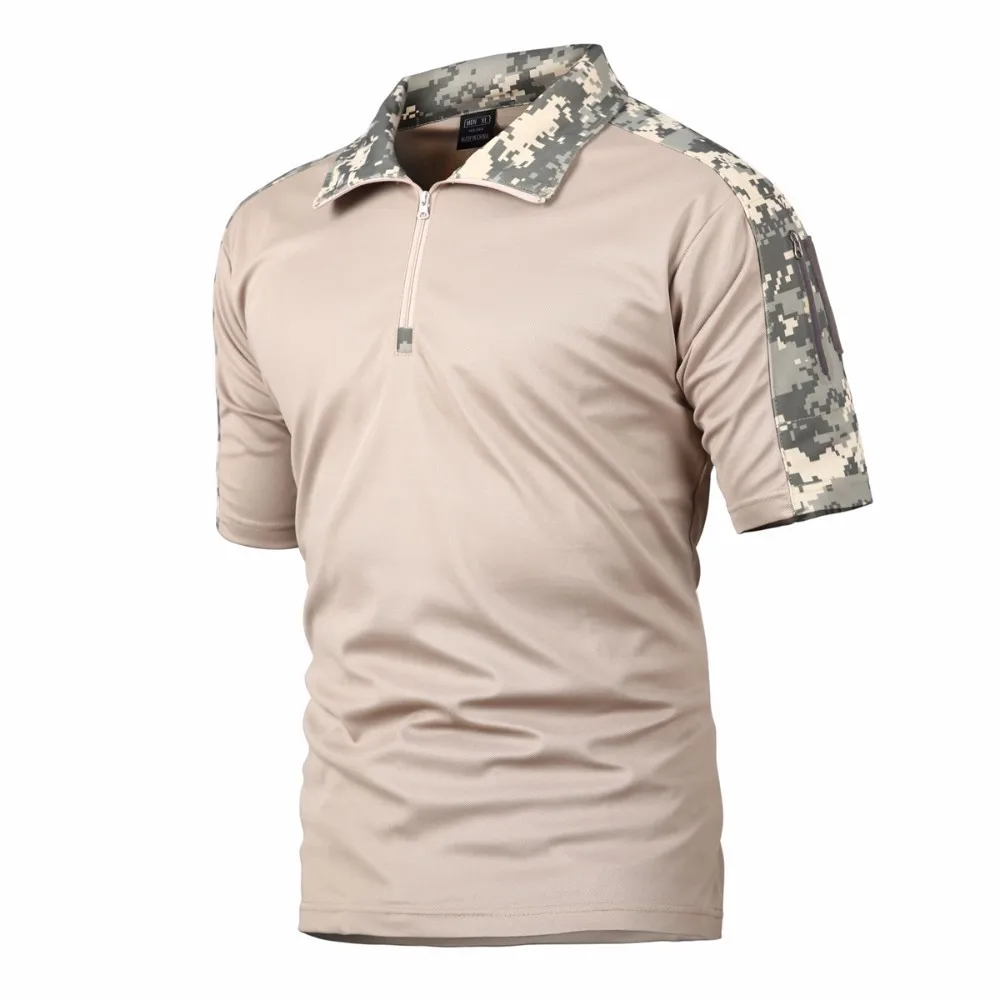 Short Sleeve Tactical Shirt Men Women Camouflage Hunting and Fishing Male Sport Tops Outdoor Camping Clothes Quick Drying Summer mens t shirts women t shirts fishing shirts mens short sleeve shirts
