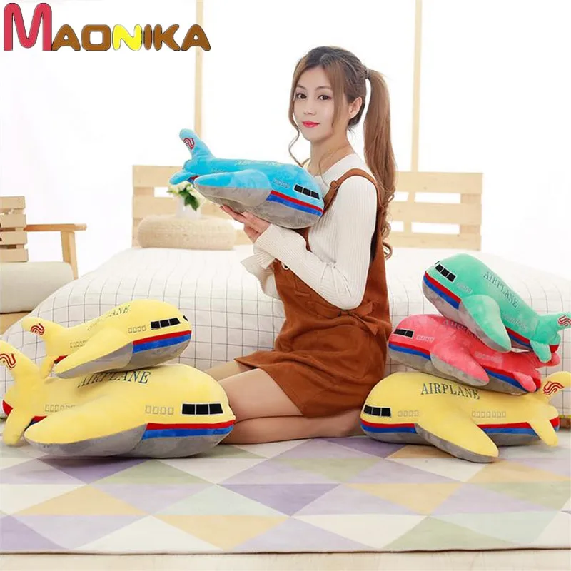 40CM One Piece Creative Aircraft Pillow PP Cotton Stuffed Sleeping