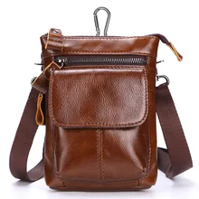 Genuine Leather Mens Waist Packs with Belt Hock Fanny Pack Crossbody Sling Phone Bag hock hess der verhaltensfragebogen
