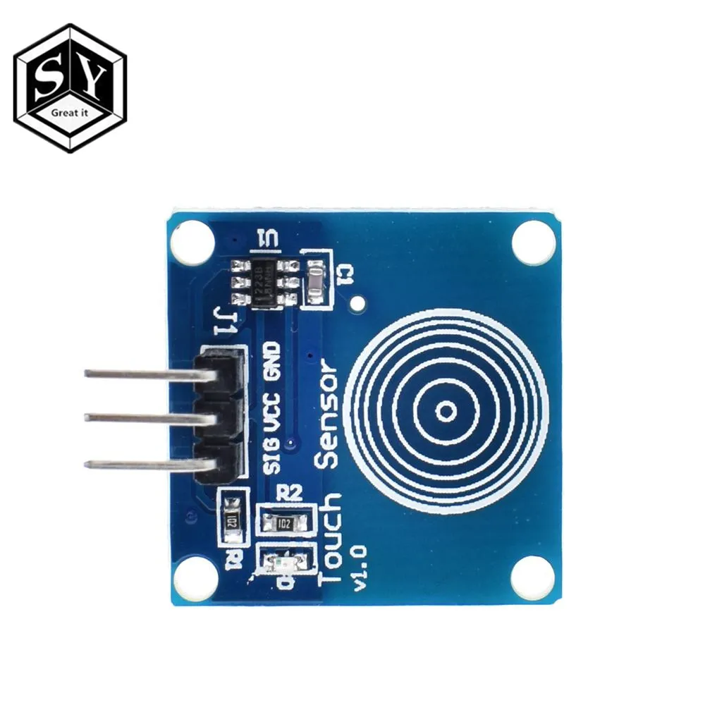 

1PCS Digital Sensor TTP223B Module touch switch modules Capacitive Touch Switch for Arduin blue/We are the manufacturer