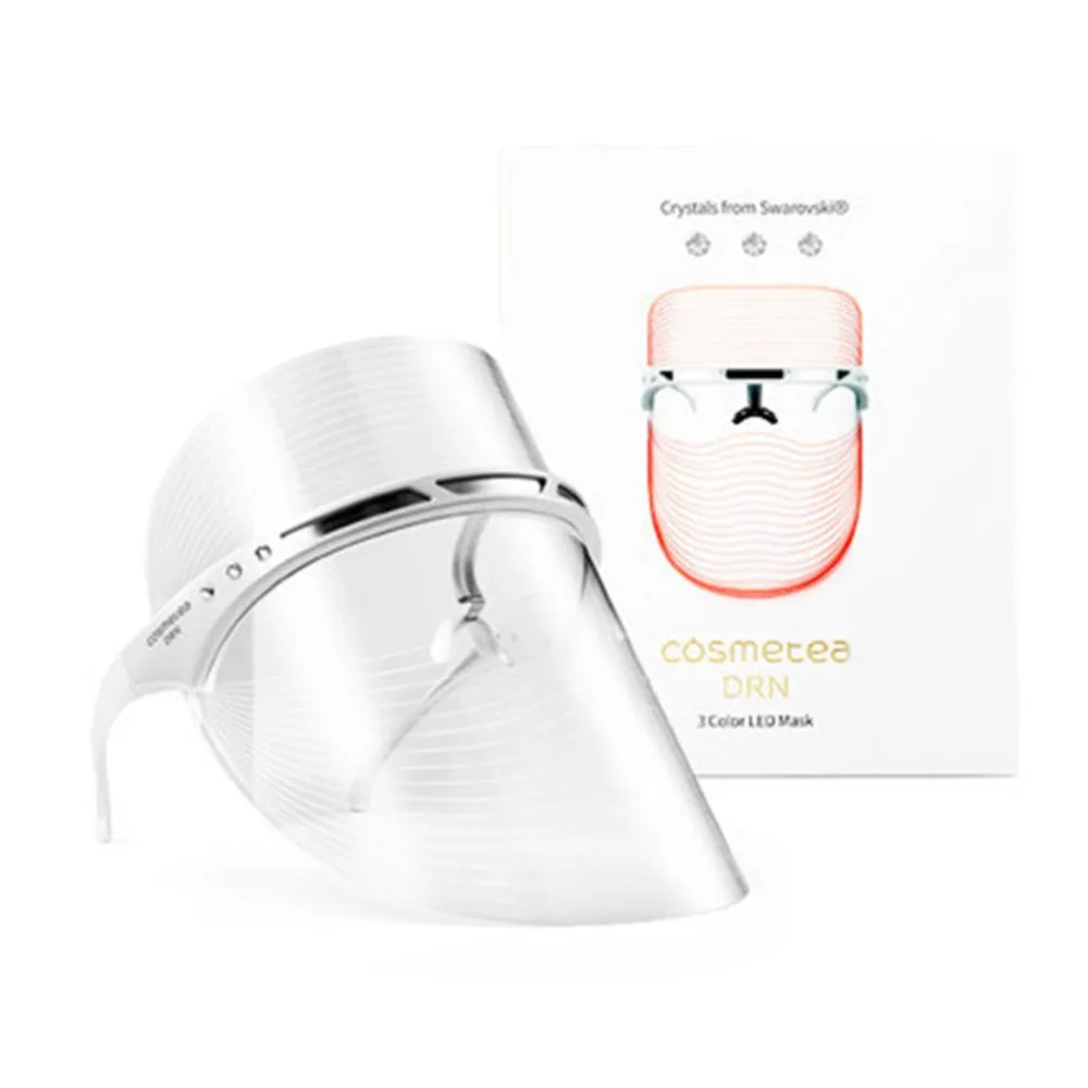 

Magic 2 Colors LED Mask USB Beauty Instrument Phototherapy Red & Blue Light Shrink Pores Rejuvenate Skin Face Care 2018 Hot New