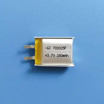 

Free shipping by DHL Fedex 100pcs 3.7V 280mAh 702025 Lithium Polymer Li-Po Rechargeable remote control battery can be customized