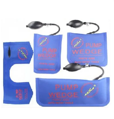 

4pcs/lot KLOM Universal Air Wedge Auto PUMP WEDGE Lock Pick Set Open Car Door Lock Small Medium Large U Shape Size