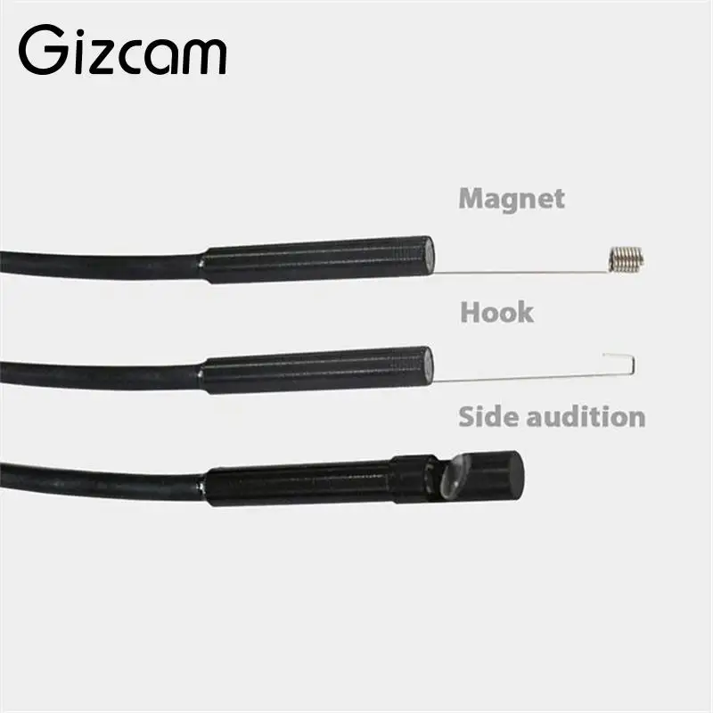 Водонепроницаемая мини камера эндоскоп Gizcam 2 м/5 м/10 м 5 мм 6 светодиодов Бороскоп