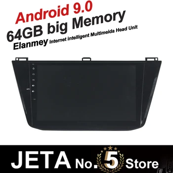 

Fit FOR V W Tiguan 2016 Head unit Car Radio GPS Music player tape recorder Android 9.0 64GB big memory DSP IPS touch screen