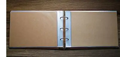 Кожаный Блокнот A4 в форме сердца из крафт бумаги/фотоальбом/дневная Книга ручной