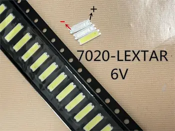 

100pcs Lextar LED Backlight 0.5W 7020 6V Cool white 40LM LCD Backlight for TV TV Application
