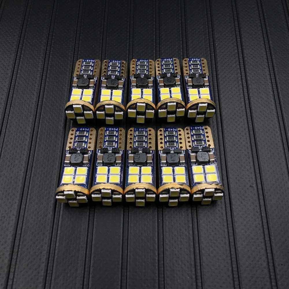 

Car Parking Lights Source Auto Reading Dome Lamps Wedge Tail Side Bulb White 12V T10 W5W 2835 6 SMD 6SMD Chips LED