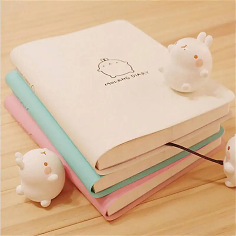 

2019 Cute Rabbit Notebook Cartoon Journal Kawaii Study Diary Planner Notepad Gift Children Stationery for Kids