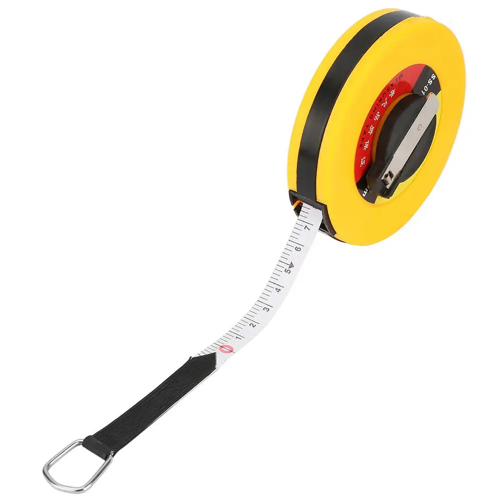 20M Tape Measure Soft Fibre Tape Non‑Slip,Hand Cranked Tape Measure Construction Site Measuring Ruler 20M Tape Measure Soft Fibre Tape Non‑Slip,Hand Cranked Tape Measure Construction Site Measuring Ruler