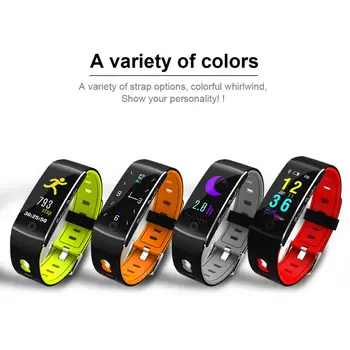 

F10 Smart Band Bracelet Fitness Tracker With Heart Rate Monitor Waterproof Sport Smart Watch Wristband