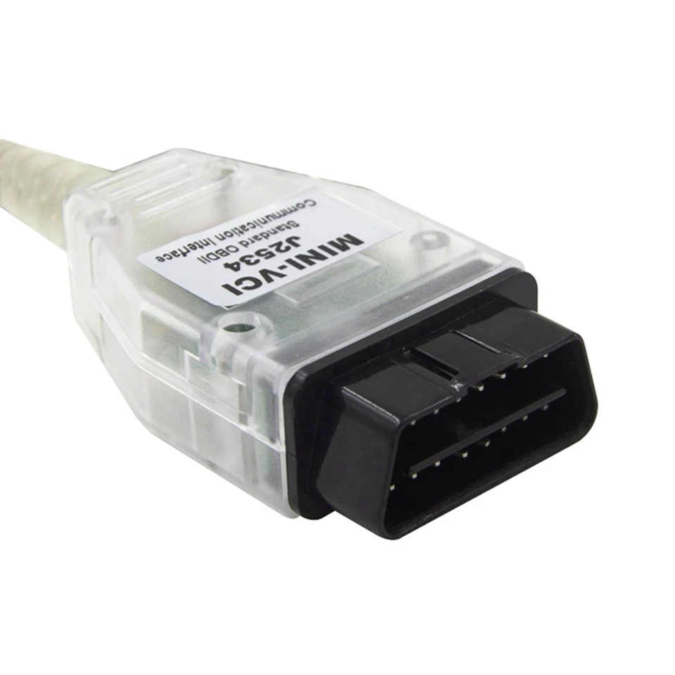 V14.20.019 MINI VCI FT232RL Chip FOR TOYOTA TIS Techstream Single Cable For Toyota TIS MINI VCI J2534 Diagnostic Tool
