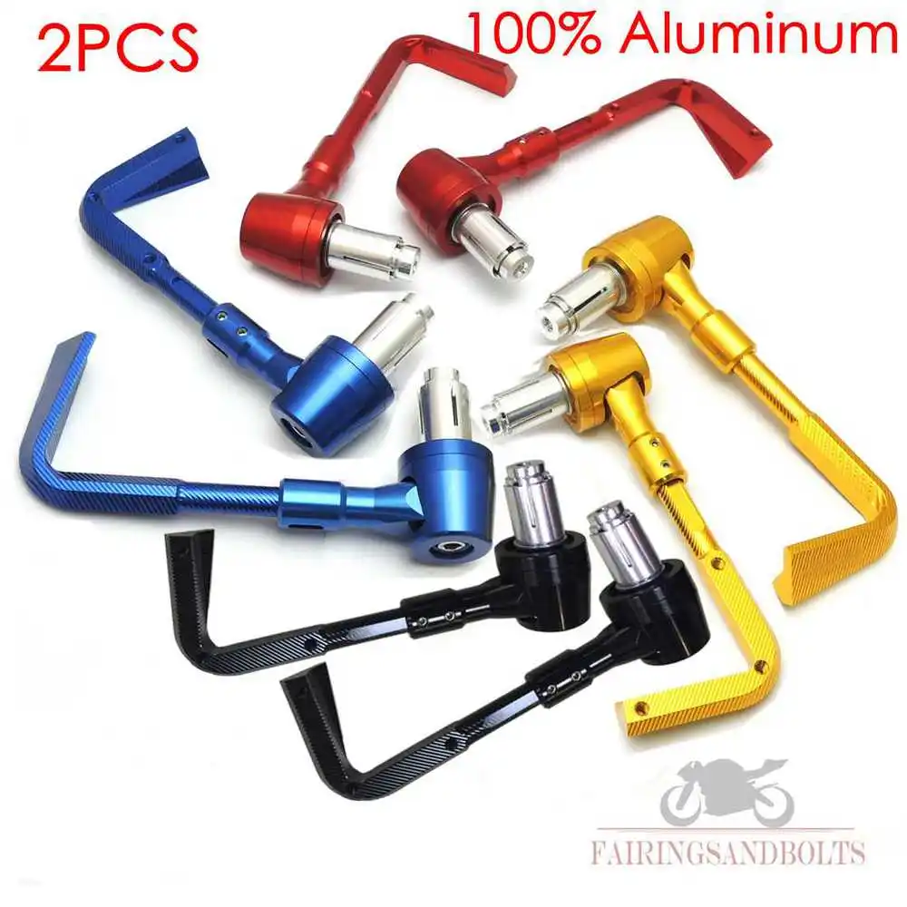 

7/8" 2PCS Proguard CNC Aluminum Lever Guard Protector For Suzuki GSXR 750 DRZ400 Honda 450/250/250R CRF50 Yamaha TMAX Z800 Z750