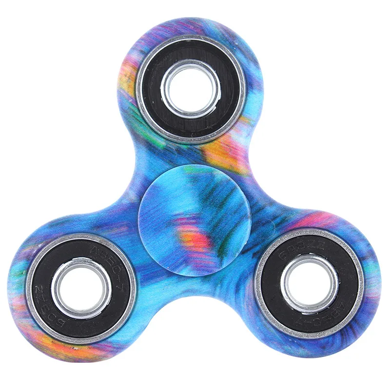 Камуфляжный Спиннер EDC Tri-Spinner Игрушки для спиннинга Металл красный Спиннер тревога и снятие стресса манипулятивная игрушка