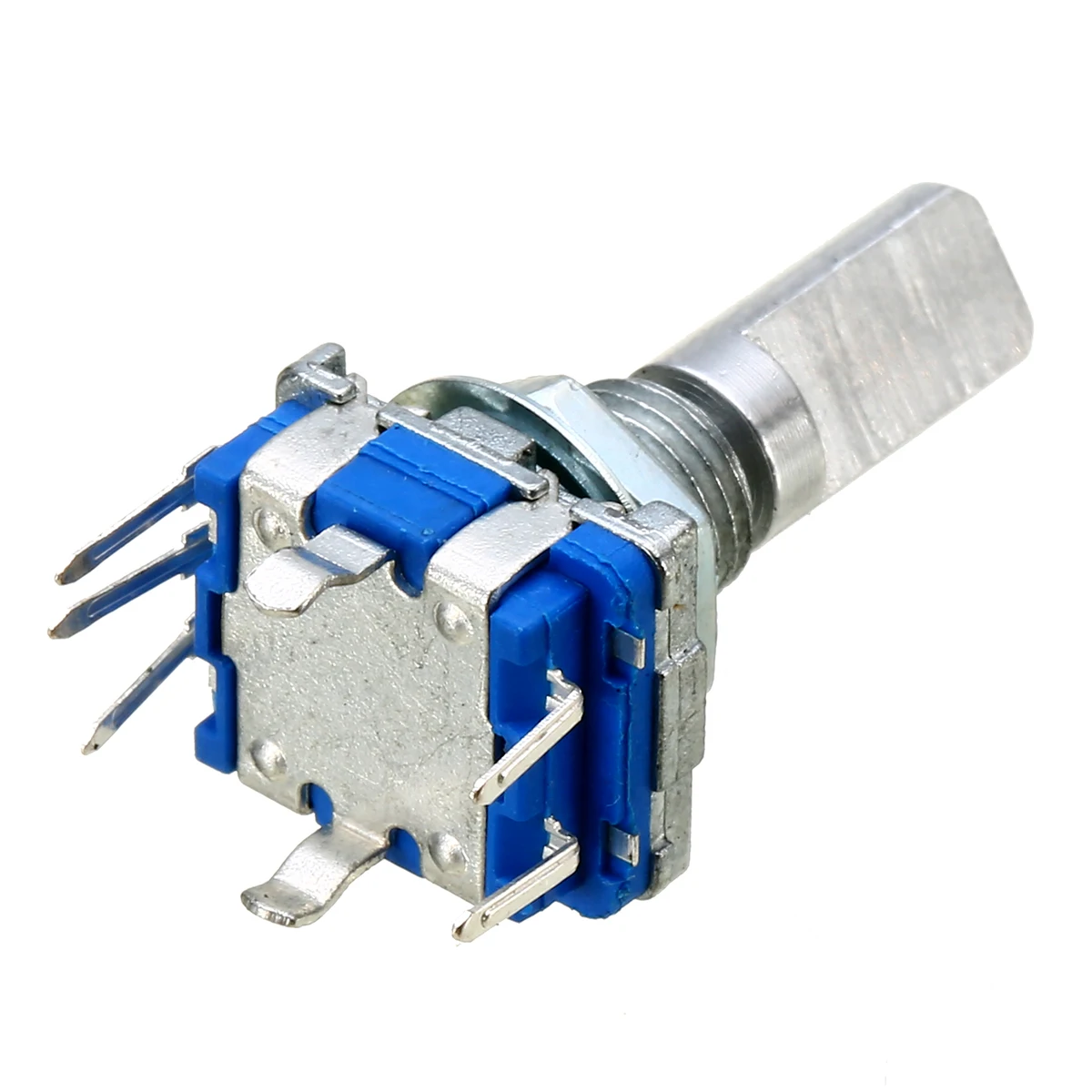 3pcs Rotary Encoder With Push Button 6mm Shaft Diameter 20 Position 360 Degree Electrical Encoder Push Switches 5 Pin Mayitr