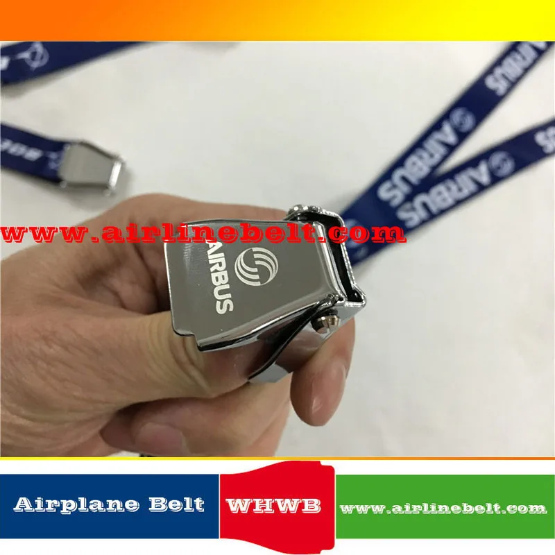 Schlüsselanhänger schwarz Seatbelt Original Airline Airbus BOEING Flugzeug 