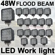 Tkeapl thtmh 20x48 Вт потока площадь светодиодный свет лампы автомобиль грузовик для вождения водонепроницаемые Мокасины