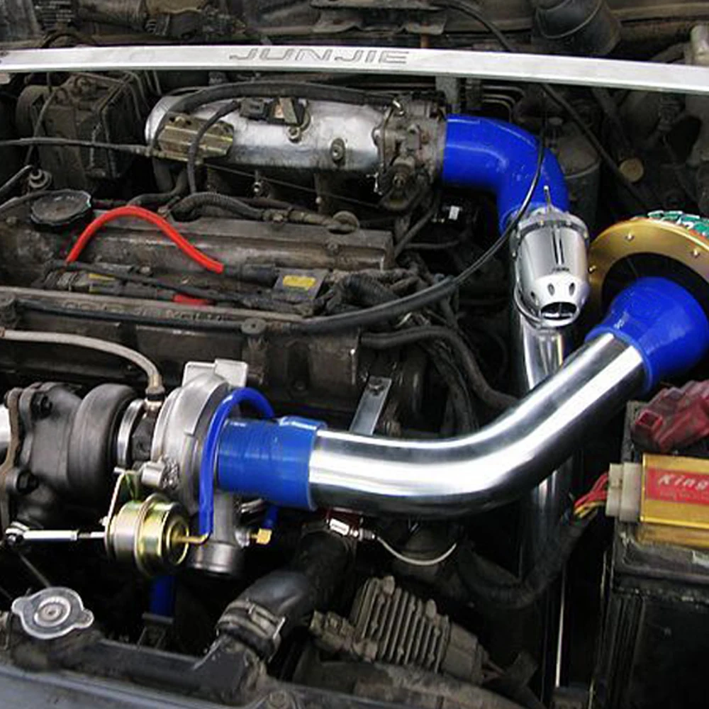 WLR Racing Blue &amp Yellow 2&quot 51mm Hump Straight Silicone Hose Intercooler Coupler Tube Pipe With PQY Logo HSH0020 QY|Шланги и