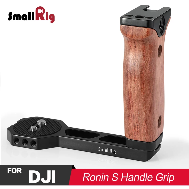 

SmallRig Universal Wooden Side Handle for Ronin S / for Ronin SC / Zhiyun Crane Series Handheld Gimbal For More DIY Options 2222
