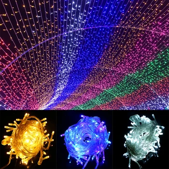 

Waterproof Outdoor Home 10M 20M 30M 50M 100M LED Fairy String Lights Christmas Party Wedding Holiday Decoration Garland light