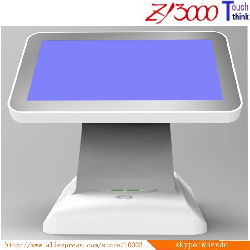 Новый 15 дюймов заводская цена 1037u 4G ram 64G SSD WIFI емкостный сенсорный экран POS система