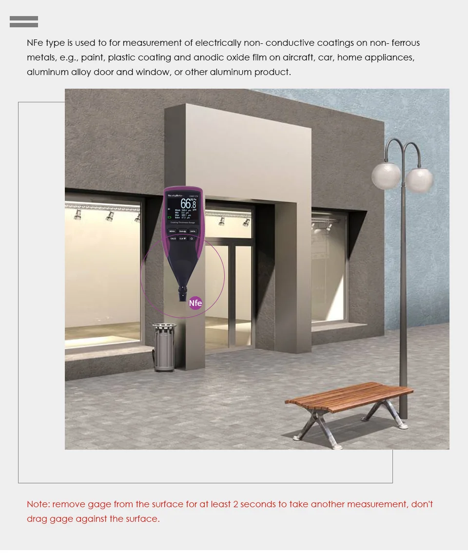 NicetyMeter CM8811FN толщиномер толщиномер автомобильной краски толщинометр измеритель толщины краски автоматический датчик краски прибор для измерения ширины толщиномер толщиномер краски