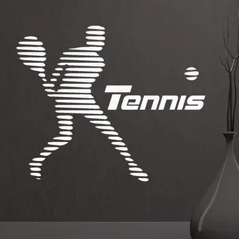 

Tennis Sticker Car Window Sports Decal Muurstickers Name Posters Vinyl Wall Decals Parede Decor Mural Tennis Sticker