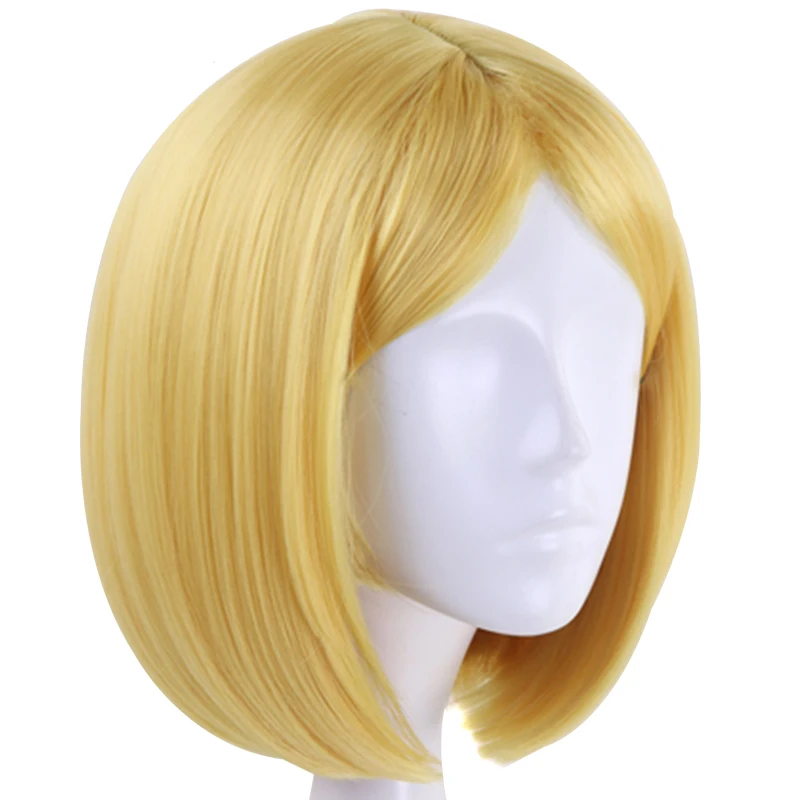 Hoseki no kuni желтый алмаз парик косплэй костюм земля блестящие для женщин волос парики для вечеринок на Хэллоуин+ кепки