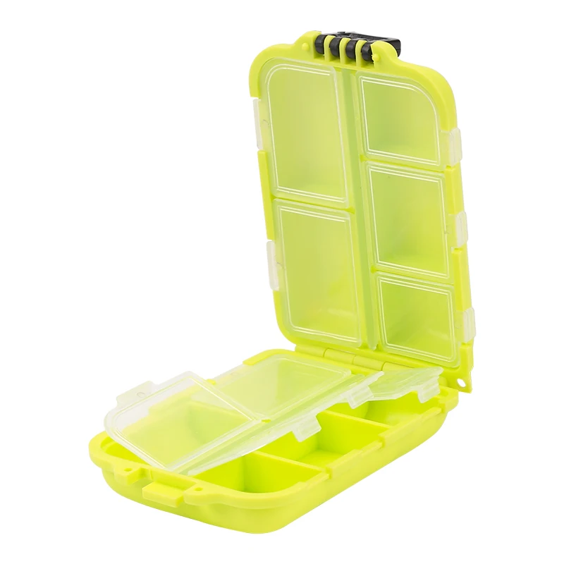 Tsurinoya Fishing Lure Storage Box Mini Double Multifunctional Plastic