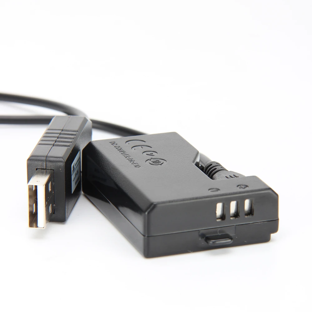 5V USB charging cable usb charging cable battery charger power adapter ACK-E10 Drive Cable LP-E10 dummy battery DR-E10 DC Coupler grip for Canon EOS 1100D 1200D 1300D X50 X70 T3