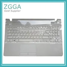 Новая клавиатура для ноутбука США, подставка для samsung 270E5V 270E5E 275E5E с сенсорной панелью, подлинное покрытие, белый BA75-04640C, Клавиша ввода