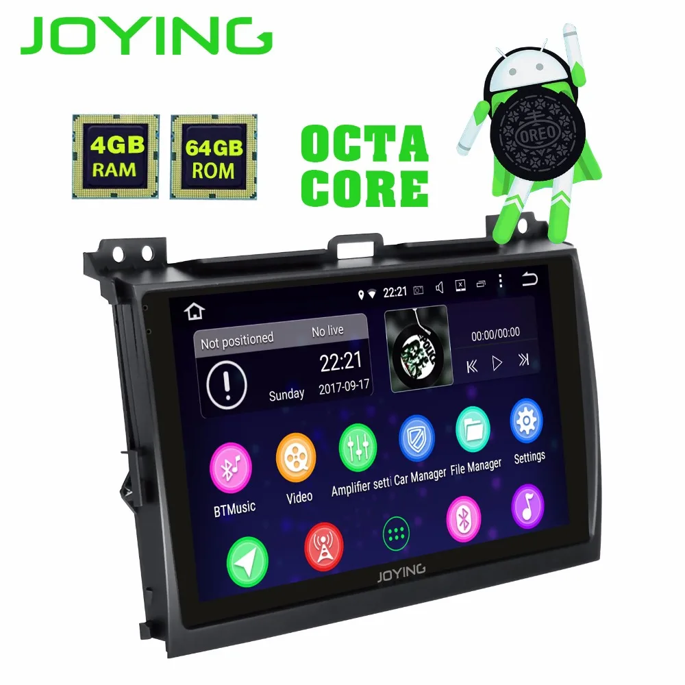 Perfect JOYING 2 Din CAR RADIO 9 inch Android 8.0 GPS Navi auido Player Carplay for Toyota Land Cruiser Prado(120) Lexus GX470 200-2009 3 Perfect JOYING 2 Din CAR RADIO 9 inch Android 8.0 GPS Navi auido Player Carplay for Toyota Land Cruiser Prado(120) Lexus GX470 200-2009 3