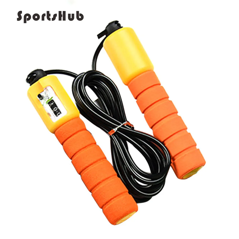 SPORTSHUB Jump Ropes with Counter Sports Fitness Adjustable Fast Speed Counting Jump Skip Rope Skipping Wire NR0132