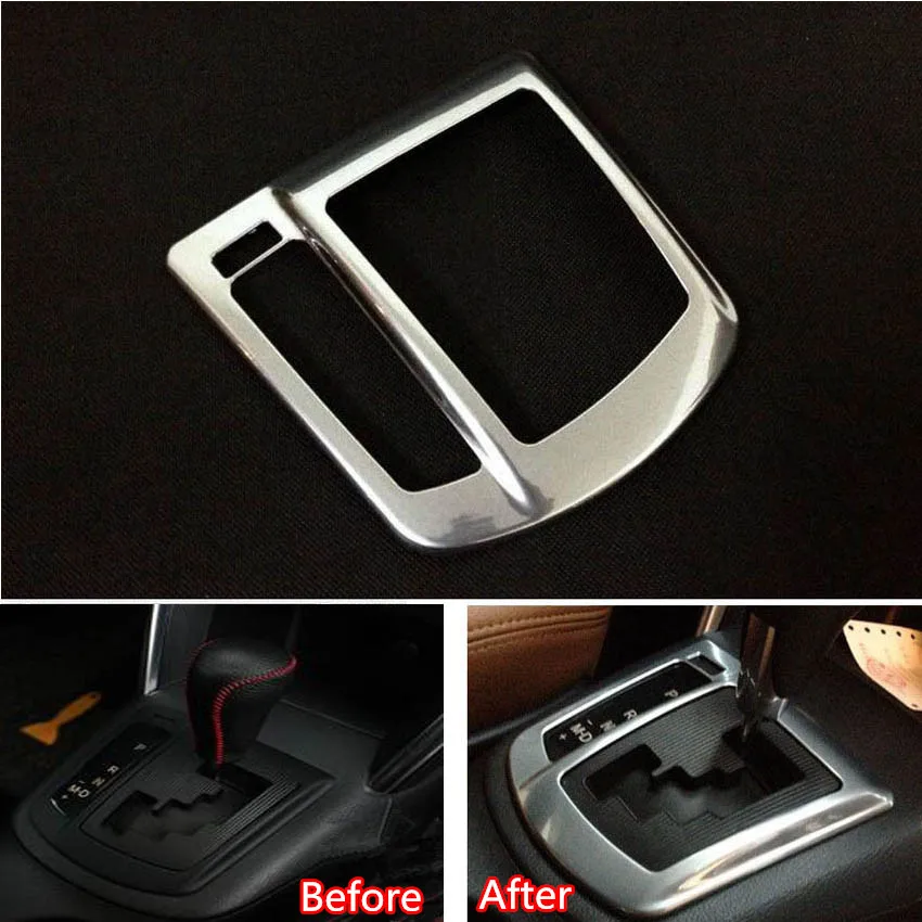 ABS AT Gearshift Gear Shift Knob Panel Cover Trim Sticker Styling Fit For Mazda CX 5 CX5 2012
