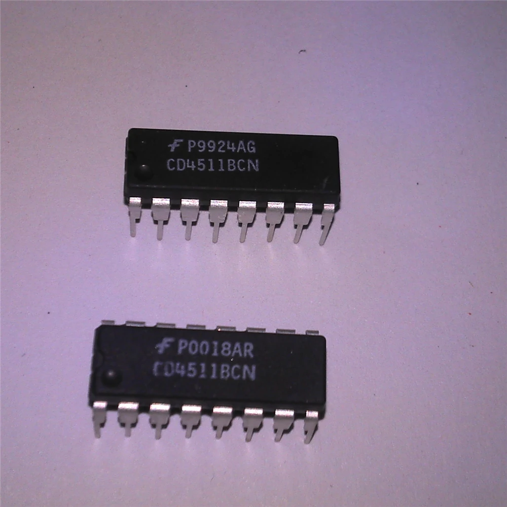 Cd4511nccd4511bc CD4511B CD4511 D4511 4511 б/у Оригинал 10 шт./лот | Электроника