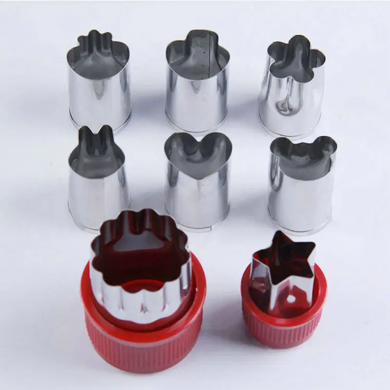 8pcs Animal Flower Cookie Cutter Stainless Steel Biscuit Cutter Cookie