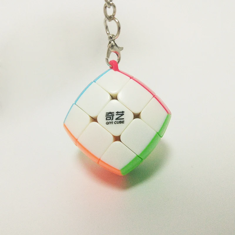 QiYi Mini брелок булочка кубик 3x3x3 подвеска мини Волшебный куб 3x3 маленький