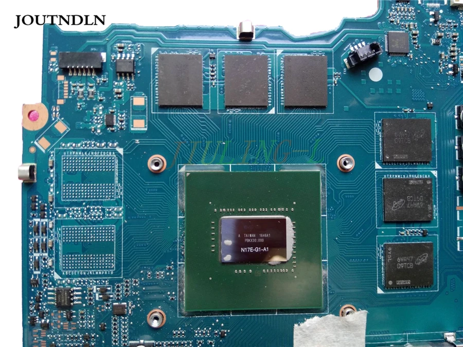JOUTNDLN для HP 17T W 17 материнская плата I7 7700HQ CPU и 1060M 6G 915552 601 DAG38DMBCC0|Материнские платы