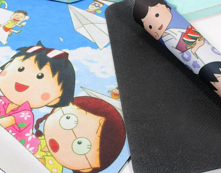 1 шт. Kawaii Japan Anime Maruko Momoko коврик для мыши украшения для дня рождения Детские держатели канцелярские коврики для мыши