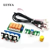 Lusya-Selector de señal de entrada de Audio, relé de 4 vías, conmutador de Audio RCA, selección de entrada, tablero terminado B9-002 ► Foto 1/6