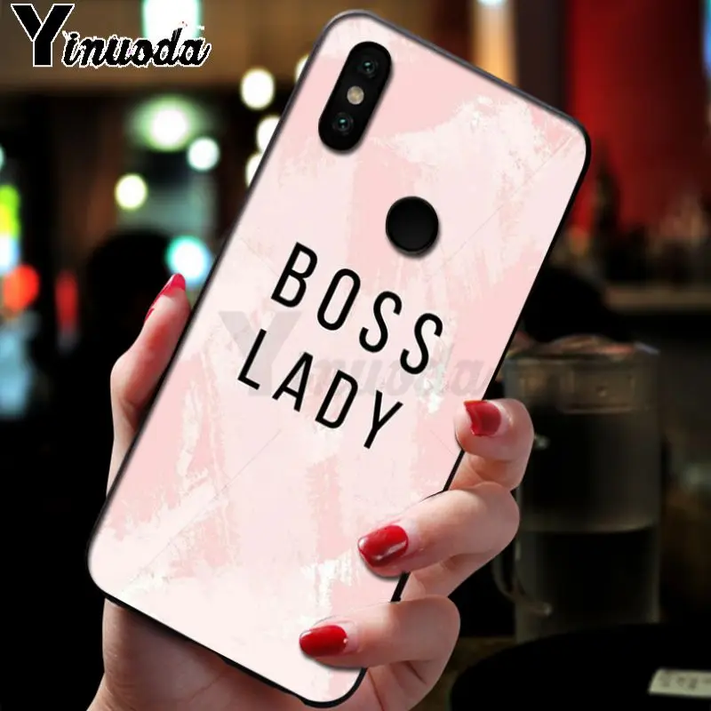 Аксессуары для телефона Yinuoda Boss Girl Lady чехол xiaomi redmi 7 5plus 6pro 6a 4x go note5 note7 note6pro mi8se 9se