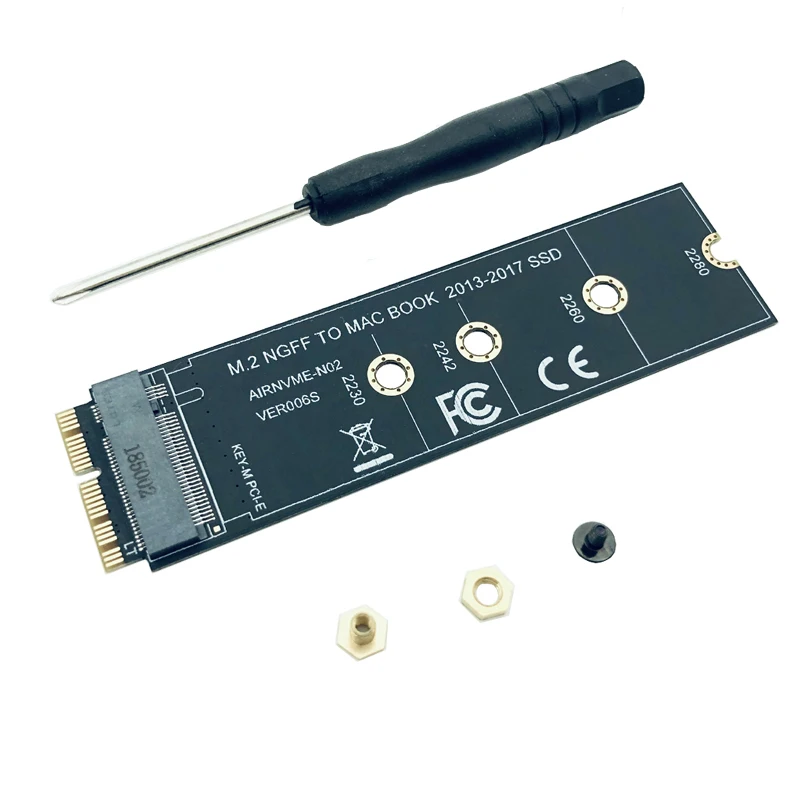 H1111Z Разъемы Адаптера SSD M2 на для Macbook Air 2013 2014 2015 2016 2017 M. 2 M ключ PCIe X4 NGFF ноутбука